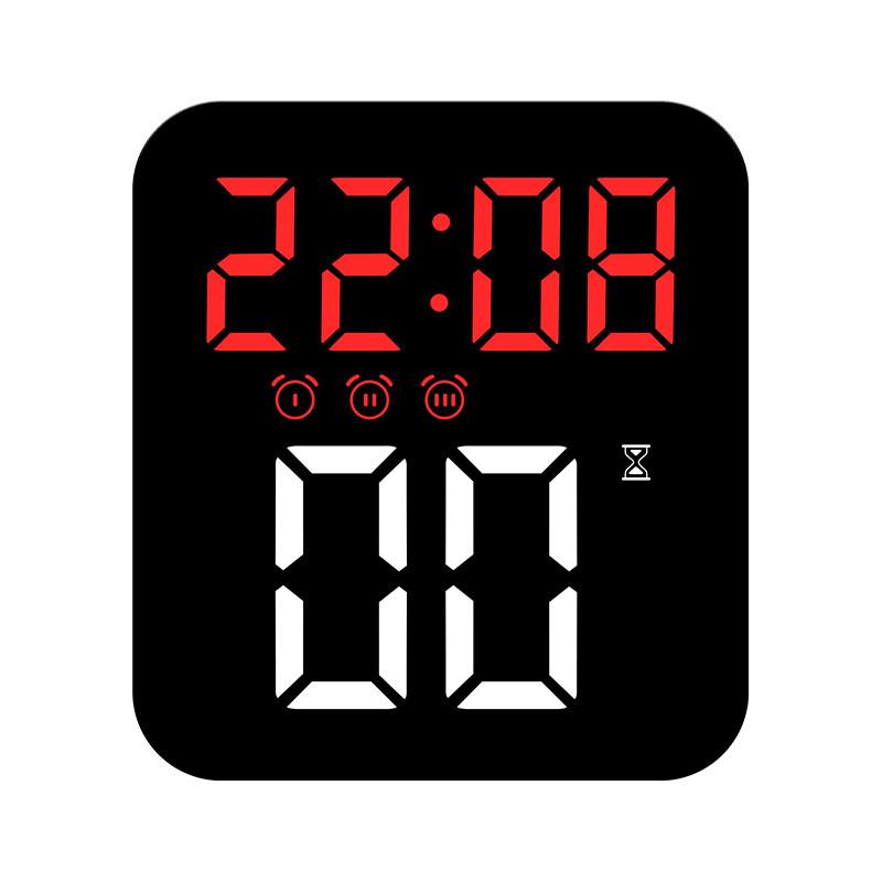 Modern Minimalist Led Digital Alarm Clock With Snooze And Timer For Bedroom Decor