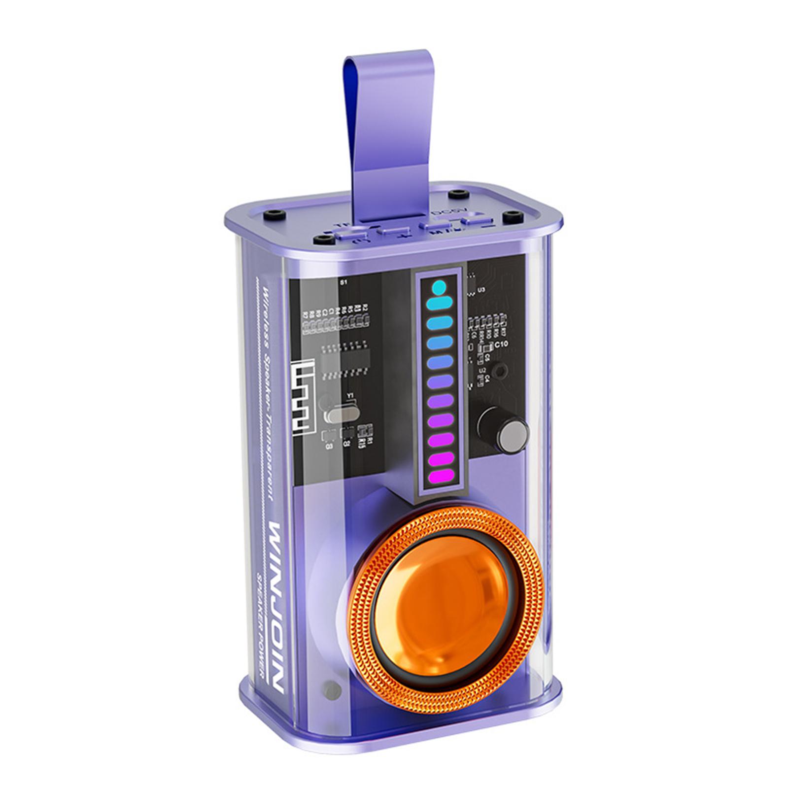 

K07 Портативная Bluetooth 5.0 колонка Стерео объемный звук Беспроводные Bluetooth колонки Ослепительное освещение Аудиоплеер Громкоговоритель зелёный