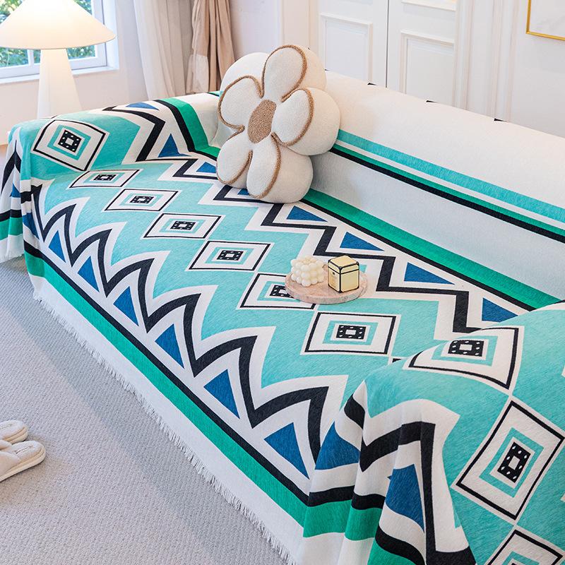 Chenille Sofa Towel Full Cover Cloth All-Inclusive Universal Dustproof Cover Bohemian Sofa Blanket Seat Cushion