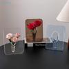 Acryl Klarer Fotorahmen Blumenvase Moderne Blumenpräsentation Schreibtischdeko Blumenvase