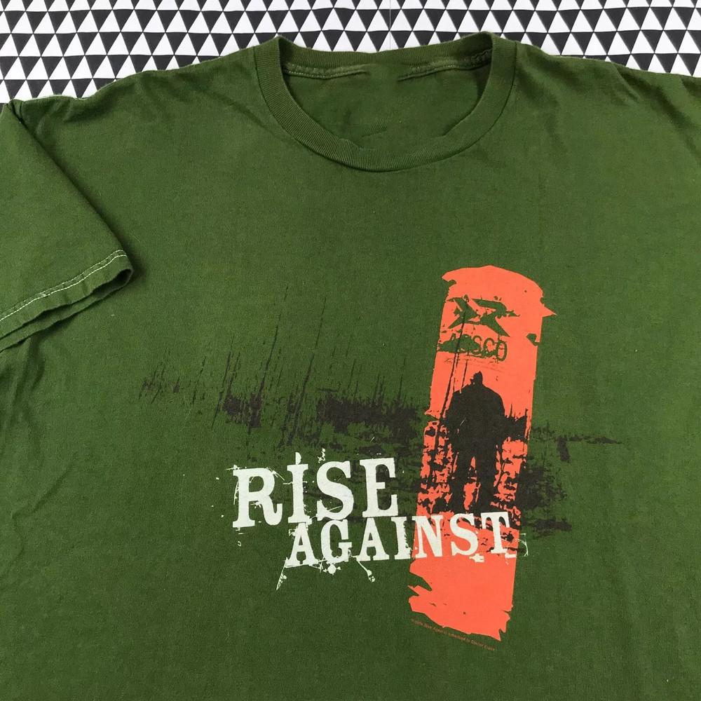 

Rise Against Tour 2004 Cotton Gift For Fan S to 5XL Tshirt QT1677 Unisex T-Shirt XXXL