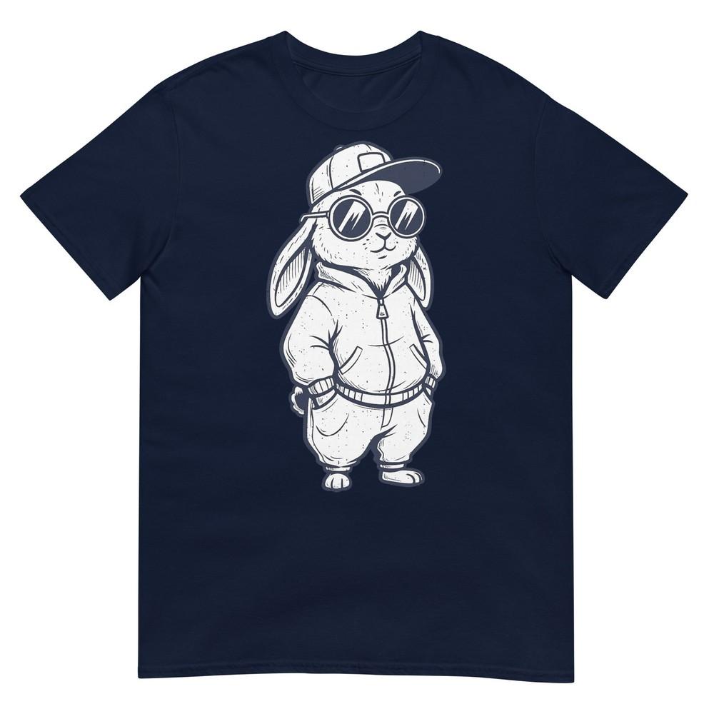 Bunny Face With Sunglasses Funny Easter Day Boys Kids Youth Tshirt S