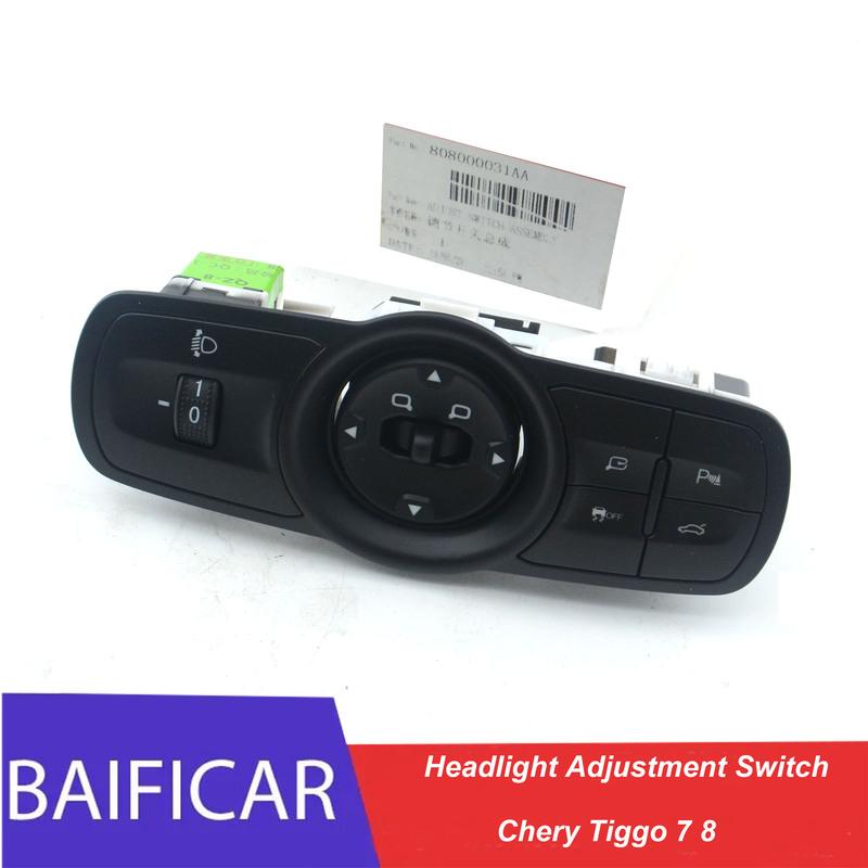 Baificar Brand New  Headlight Adjustment Rearview Mirror Switch Assembly 808000031AA For Chery Tiggo 7 8