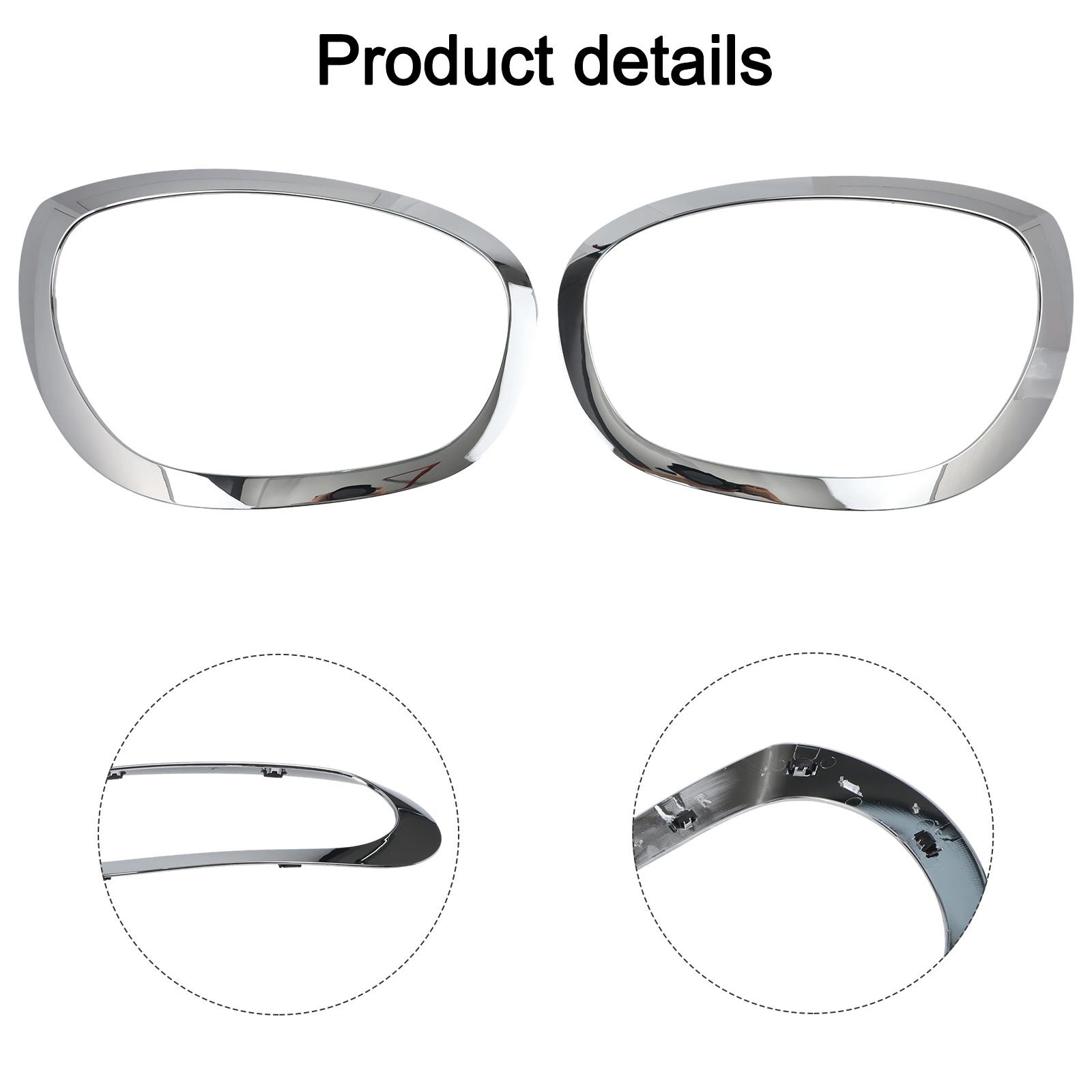 Headlight Upgrade Headlight Bezel Ring High Quality Headlight Assembly Part Headlight Trim Easy To Use For Headlight Application China Mainland