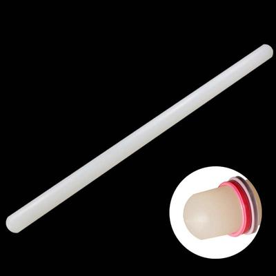 1 Pcs Non-Stick Sugar Cake Tool Decorating Gift Plastic White Rolling Pin PP Stick