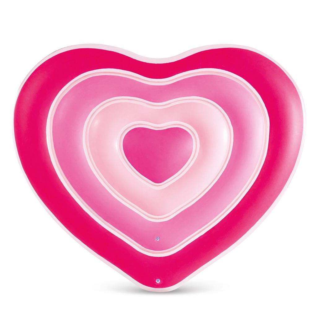 Inflatable Beach Mattress Heart 155 X 135 Cm Intex 58727