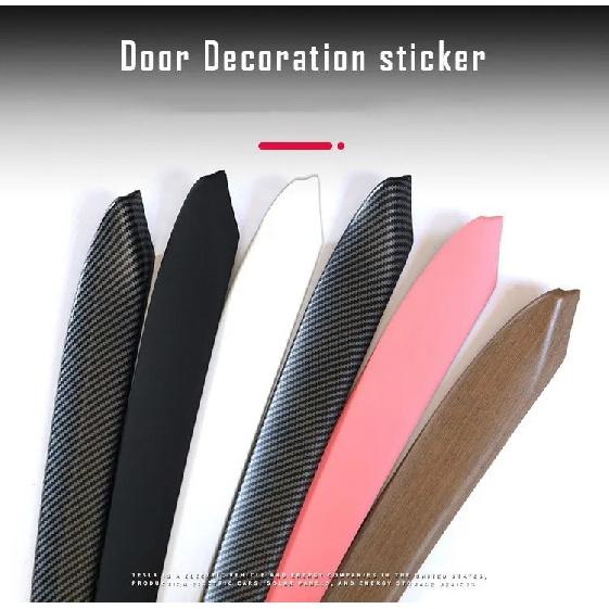 Door Dash Trim Panel For Tesla Model 3 Y Car Dashboard Cover Carbon Fibre ABS Interior Accessories Sticker 2021-2024 New