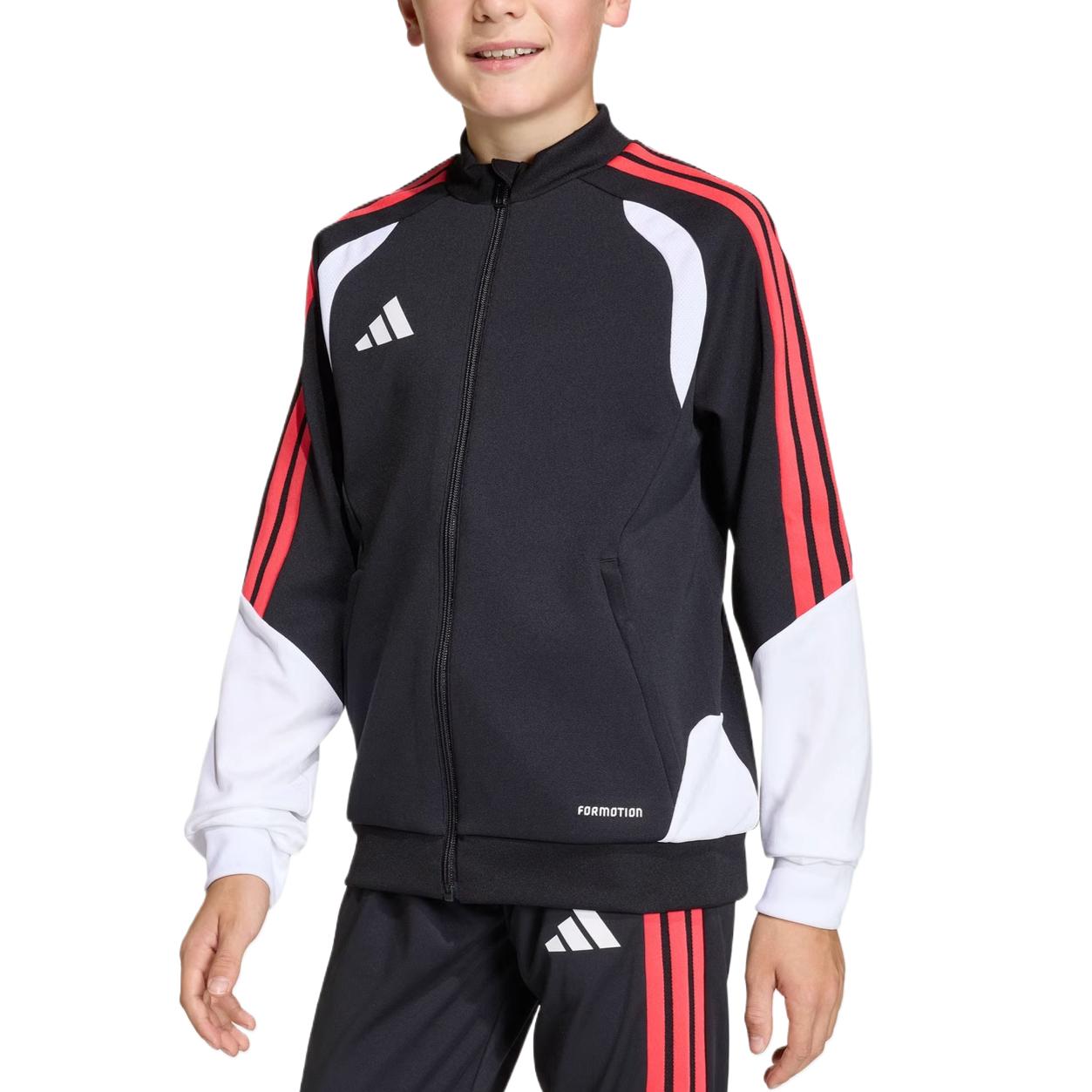 

Adidas Color Block Long Sleeve Stand Collar Jacket Kids Kids jackets KC3791 128