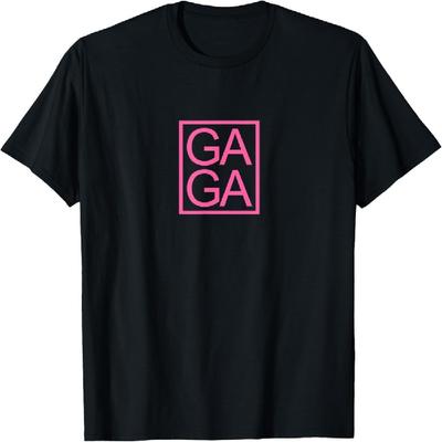 GAGA Novinka Grafické tričko Unikátní Zábavné Gaga Typografické tričko