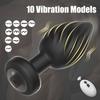 New Wireless Remote Control Male And Female Universal Harem Thread Anal Plug Prostate Orgasm Masturbation Massager Adult Product
