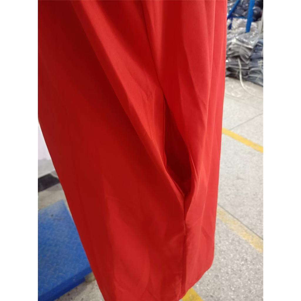 Women's Solid Color Long Sleeve Lapel Simple Loose Knee-length Shirt Dress