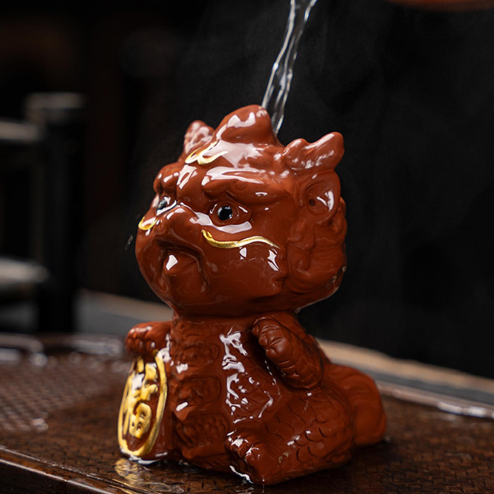 

Китайский Дракон Чайный Питомец Миниатюрная Статуэтка Фэншуй Скульптура Украшение Весеннего Фестиваля для Влюбленных Styled A