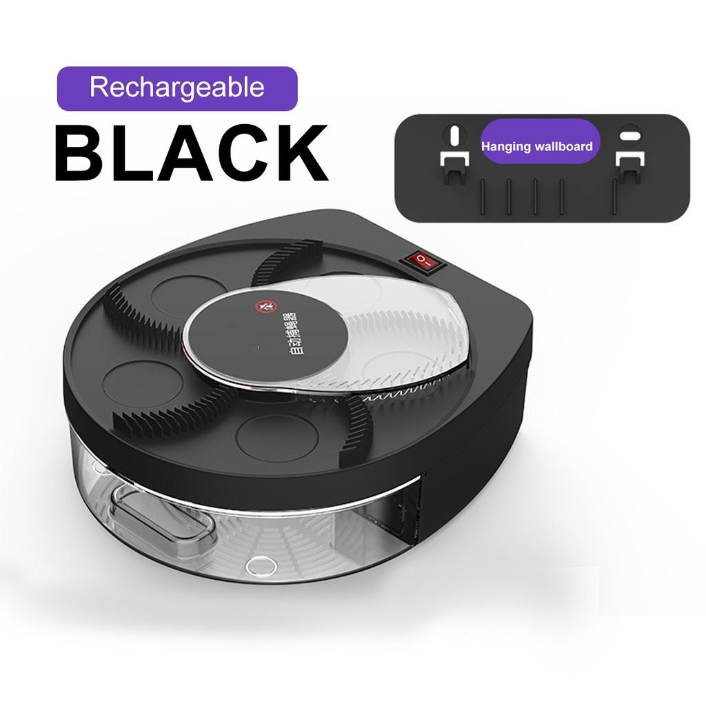 Black/White Wall Mount USB Rechargeable Flytrap Automatic Pest Catcher Fly Killer Electric Fly Trap Insect Pest Reject Control Catcher