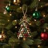 Handmade Hanging Beading Christmas Tree Beaded Christmas Tree Craft Set  Parent-Child Activities