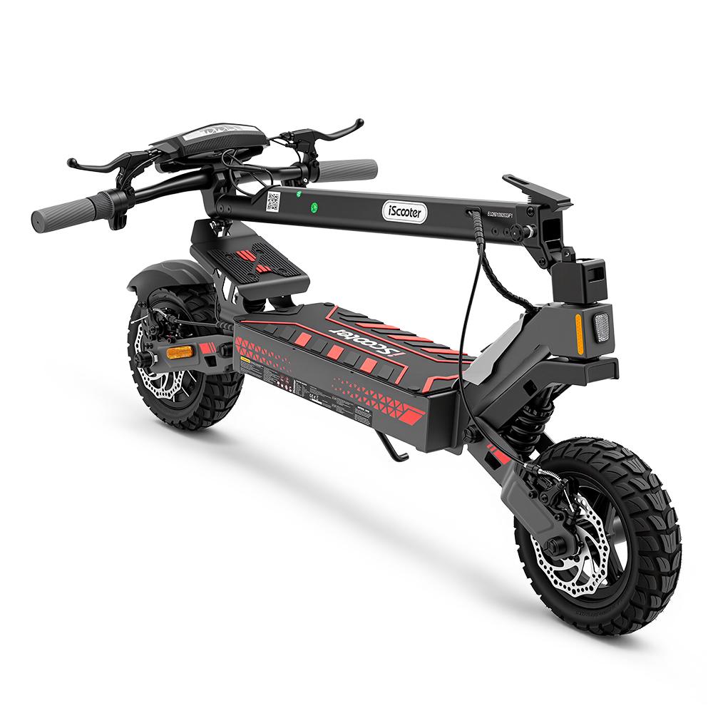 iScooter IF1 Nessun ABE Scooter Elettrico Fuoristrada Batteria 48V10Ah Motore 1200W Ruote da 10 Pollici Fuoristrada Autonomia 50KM Carico 150KG E-Scooter