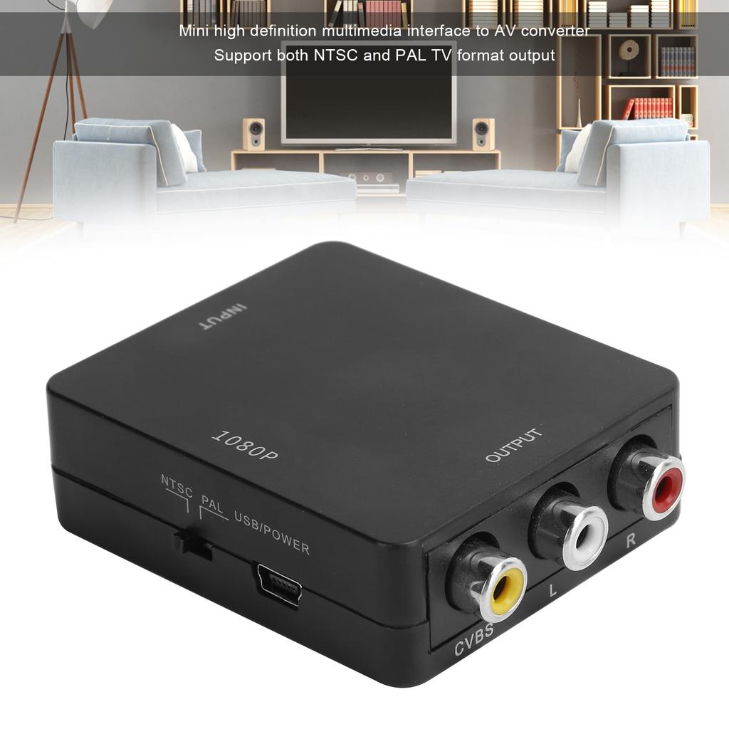High Definition Multimedia Interface to AV Converter No Driver Video   Adapter 1080P