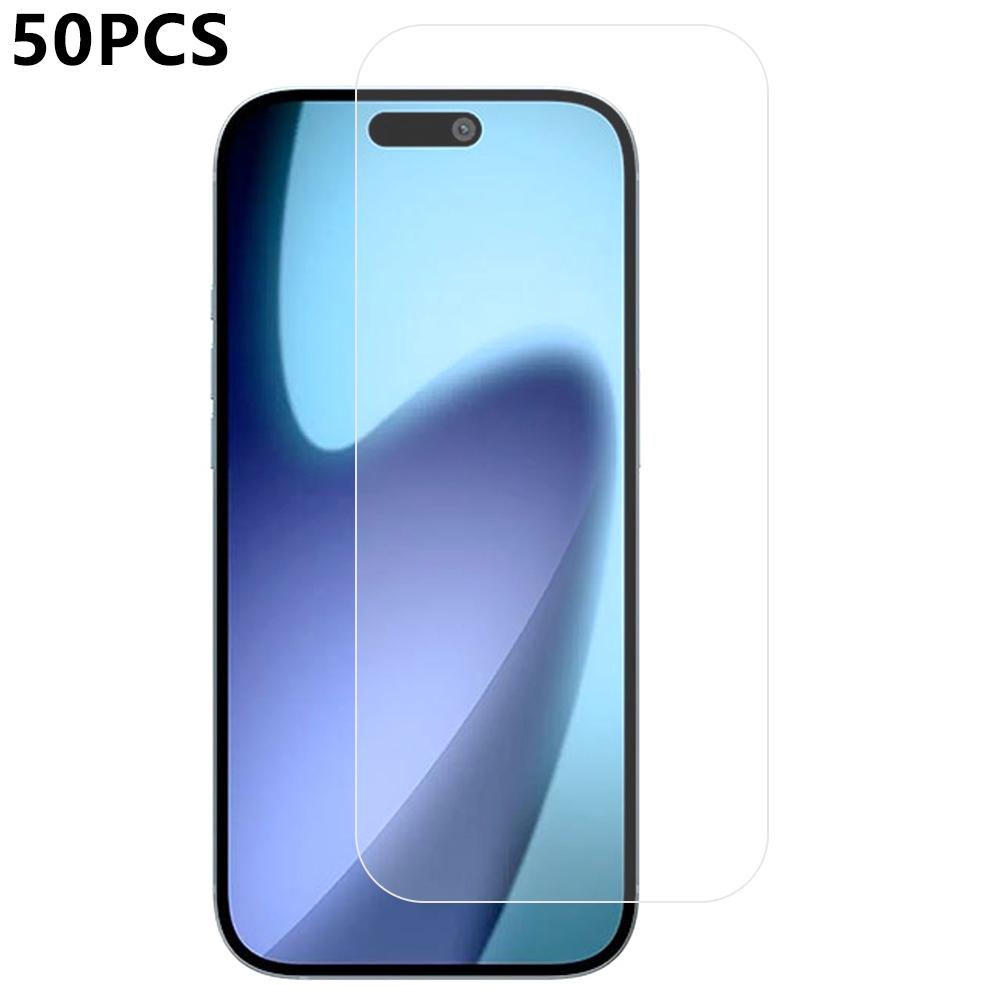 50Pcs/Pack For iPhone 17 Air Screen Protector Thick Glue HD Clear High Aluminium-Silicon Glass Film Anti Explosion