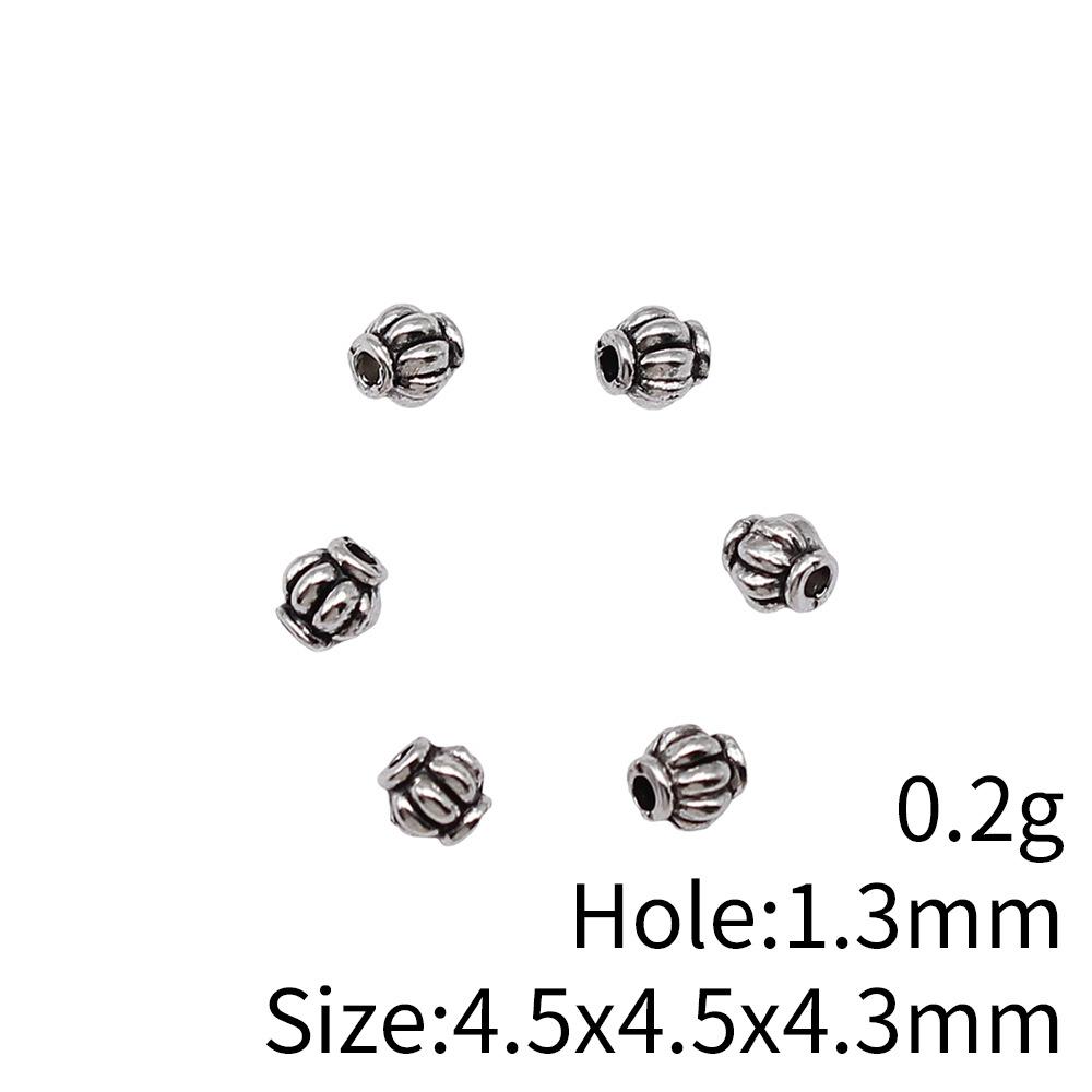 Small Hole Vintage Alloy Gear Spacer Beads Metal Loose Beads DIY Bracelet Necklace Jewelry Making Findings Accessories