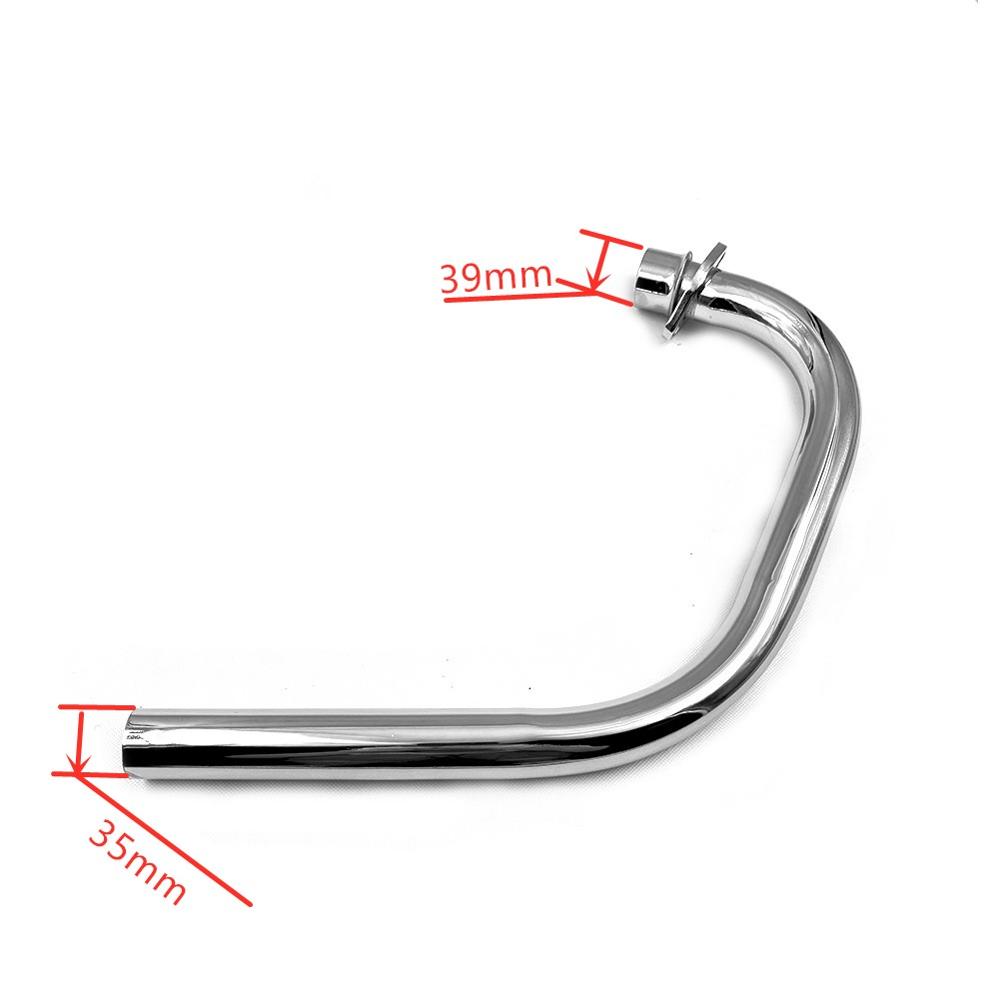 CG125 / WY125 Motorcycle Exhaust Pipe Before Retro Retrofit Exhaust Pipe with Accessories