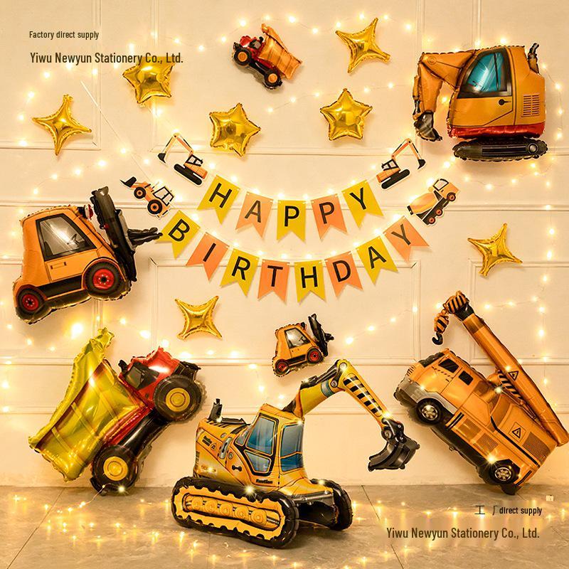 Decoração de Balões de Carro para Festa de Aniversário de Meninos (Idades 2-3)