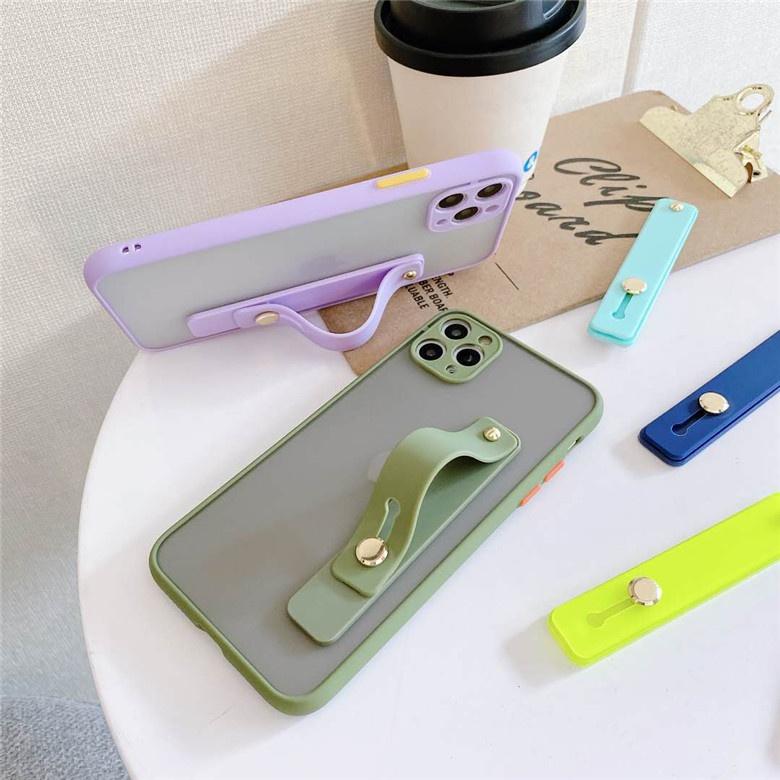 1Pcs Universal Phone Hand Band Bracket Silicone Phone Holder Finger Ring Push Pull Grip Stand  Sticker Phone Holder