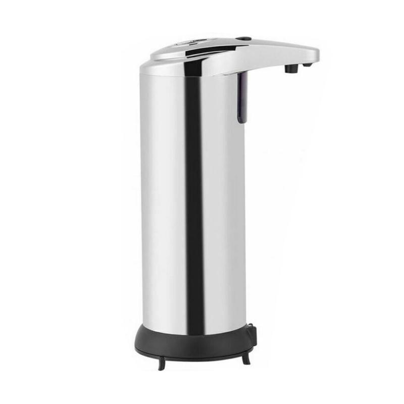 automatic 250ml automatic stainless steel soap dispenser IR speaker set Sacour intelligent contactless liquid soap dispenser Kitchen utensils | Liquid