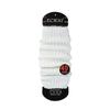 Women's White Knitted Lolita College Style Calf-Length Socks – Warm Spring/Summer Pile Design