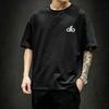 New Letter Dlo Printing Shortsleeved Women Unisex Large Tshirt Trendy TemperaUnisext Casual Versatile Shortsleeved Clothing Heavy