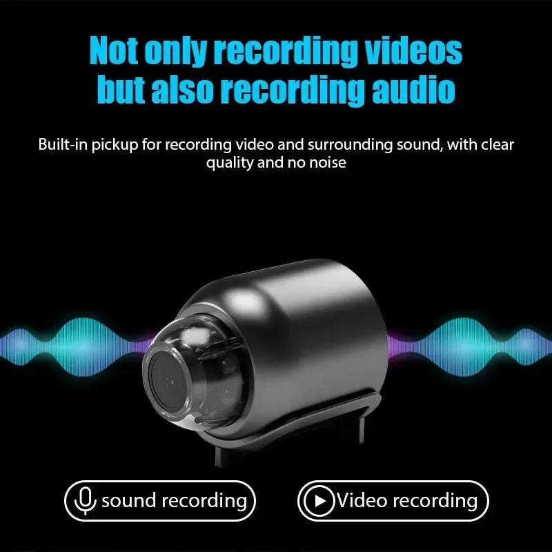 

Міні WiFi-камера X5 Нічне бачення В комплекті Детектор звуку 1080P HD 140 градусів Мікроняня для домашнього офісу APP Remote View світло-синій колір