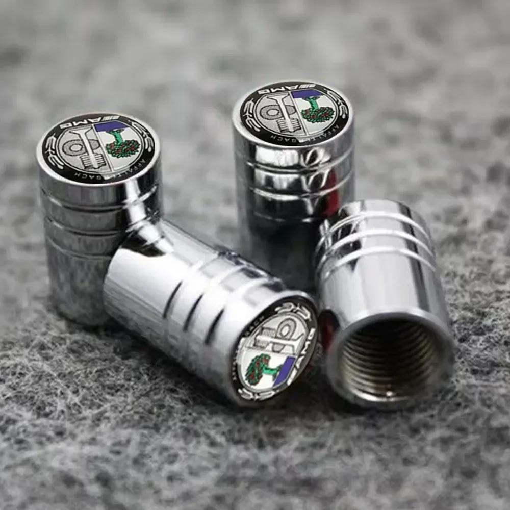 C200 E200 Ny 2025 För Mercedes Benz 4st Metallpläterade Bil Lastbil Cykel Däckventilkorkar Fälgstam Kapslar Ventiler För Mercedes Benz