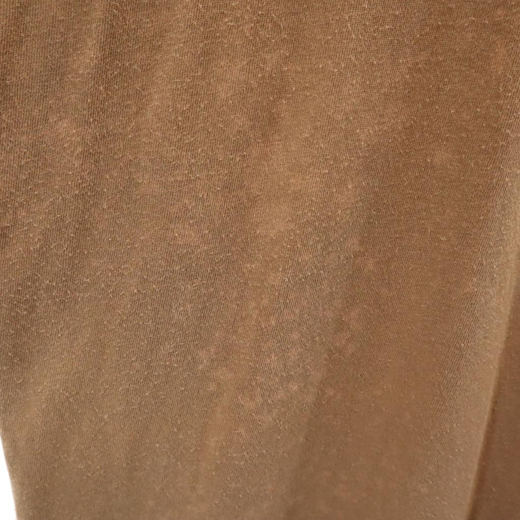 US ARMY 90s Old DLA Short Sleeve T-shirt L Brown Single Stitch Men's Used