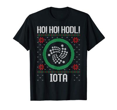 Ho Ho HODL Iota - Fun Iota Cryptocurrency Gear T-shirt