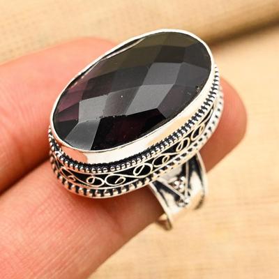 Lavish Amethyst Gemstone Handmade 925 Sterling Silver Ring Jewelry For Women