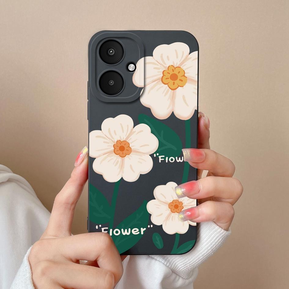 Cover Posteriore Per Xiaomi Poco F5 Pro X6 Pro F6 M6 Custodia per Telefono Avocado Carino Fiore Bello Protezione Fotocamera Opaca Custodie in Silicone Morbido Guscio Capa Per Xiaomi
