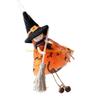 92MF Festival Flannel Witch Broom Angel Girl Ornament Home Christmas Halloweens Decoration
