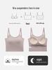 Women's American-Style Spaghetti Strap Vest with Chest Pads - Summer Lingerie Bra Top & Sleeveless Base Layer