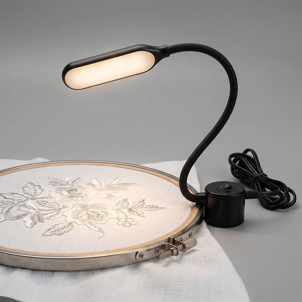 Magnetic Base Led Sewing Machine Light Flexible Gooseneck Desk Light  Music Stand