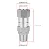 Pressure Washer Accessory 3/8'' NPT Male Thread Fitting/M22 14mm Swivel Joint Stainless Steel Quick Connector Rustproof