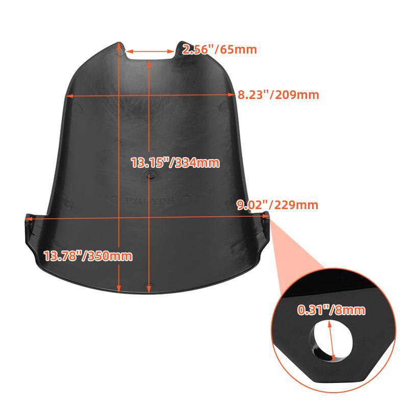 Motorcycle Fender Rear Mudguard Splash Guard Protector Cover Accessories For Indian Scout Bobber Limited + Tech 2015 2016-2026