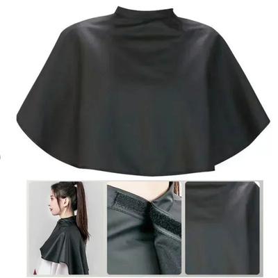 Hair Dye Tools Short Black Waterproof Hairdressing Salon Tool Barber Hair Cutting Cape Cloth Wrap Hairdressing Cape