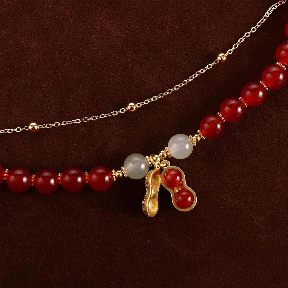 Double Chain Pearl Female Hand Chain Korean Style Bracelets   Bracelets Bead Bracelets