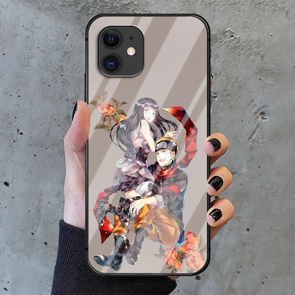 Buy Hyūga Hinata Naruto Anime Tempered Glass Phone Case Cover For