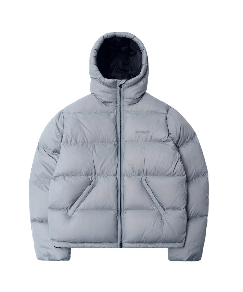 Qt8 Garments Rg Duck Down Heavyweight Hoodie Jacket (Greyed Skyblue)