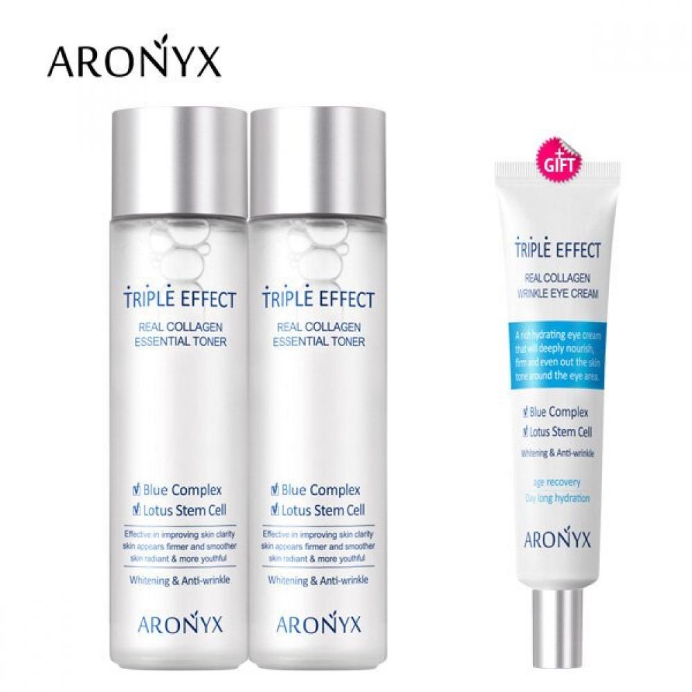 

Aronyx Triple Effect Toner 150mlx2+Triple Effect Eye Cream