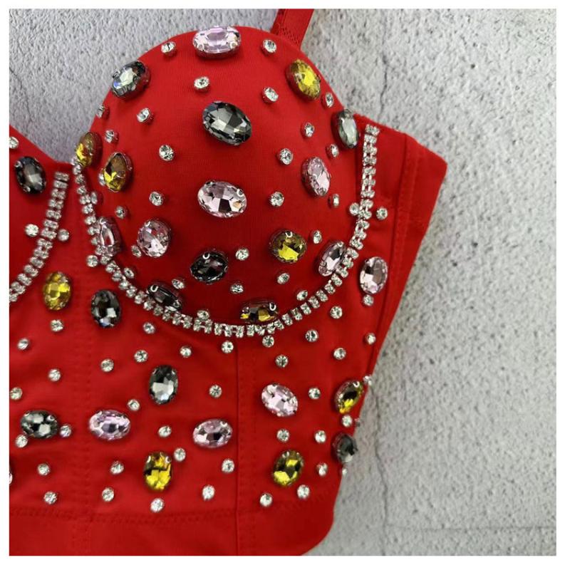 Sleeveless Ultra-short Vest Solid-color Waistcoat Sexy Inner or Outer Wear Celebrity-style Top Trendy Layering Piece Sexy Look Chic Waistcoat