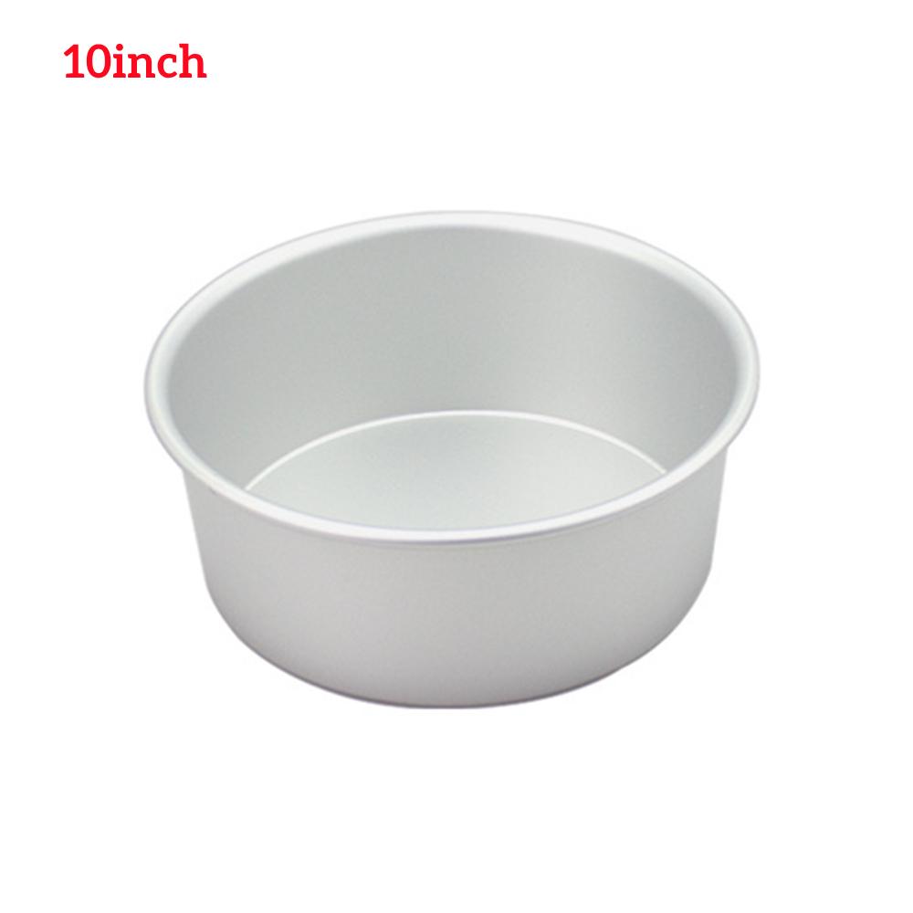 4/6/8/10/12inch Fixed Base Round Cake Pan Aluminum DIY Cakes Pastry Mould Cheesecake Mould Nonstick Cake Tin Kitchen Tools