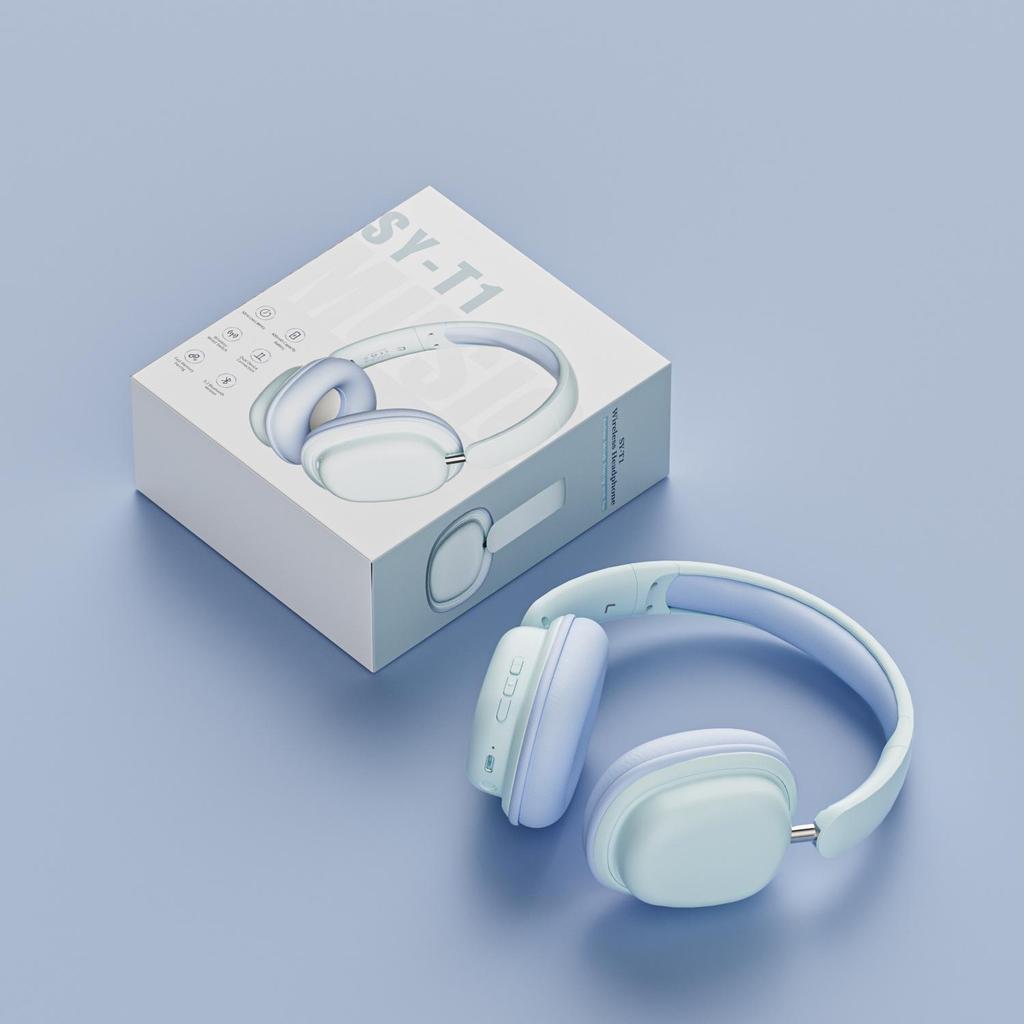 Wireless Bluetooth Gaming Headphones with Detachable Microphone