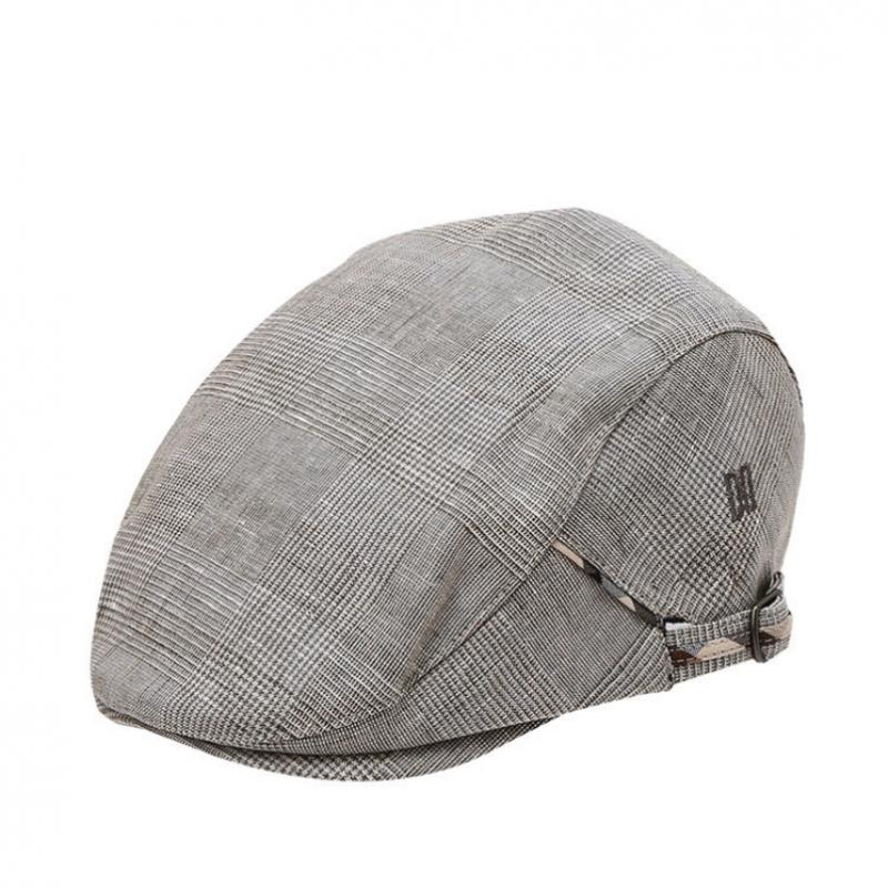 Daks Men S Brown Logo Hunting Cap Dbhe5e754w3