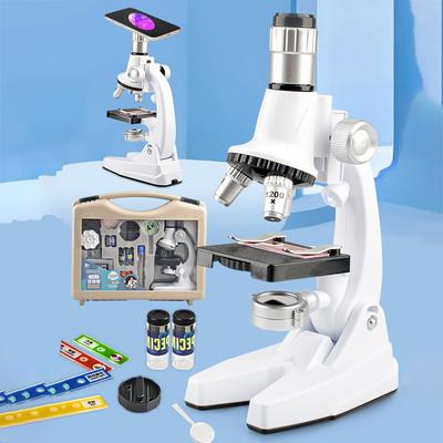 Magnification Scientific Microscope HD Lighting Pocket Microscope Kids Microscope  Toy Gift