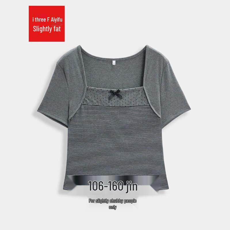 IEF 2026 Summer French Style Slimming T-Shirt L